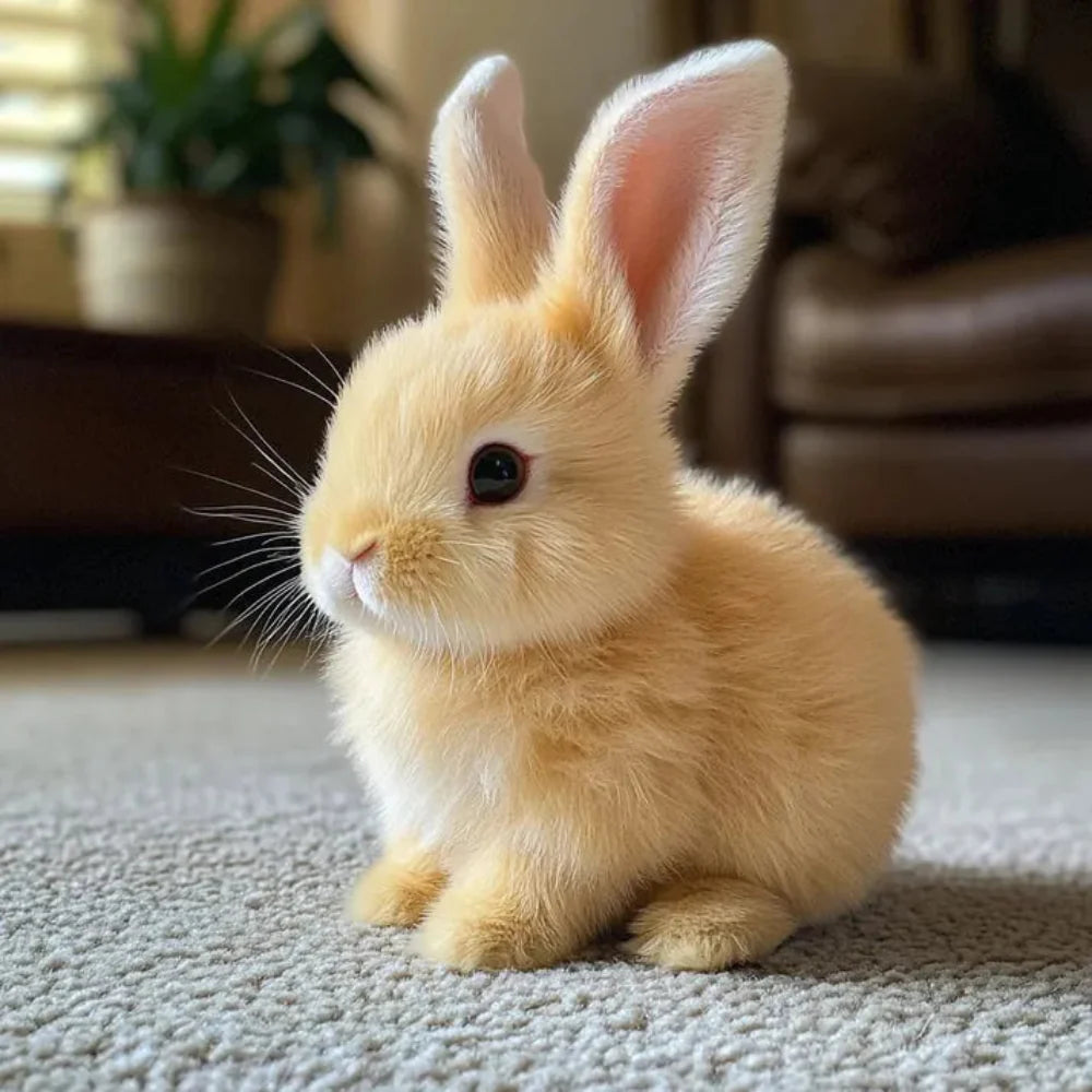 Lifelike Rabbit Plush Toy for Fun and Joy