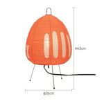 Elegante Reispapierlampe | Japanische Tischlampe für Gemütlichkeit