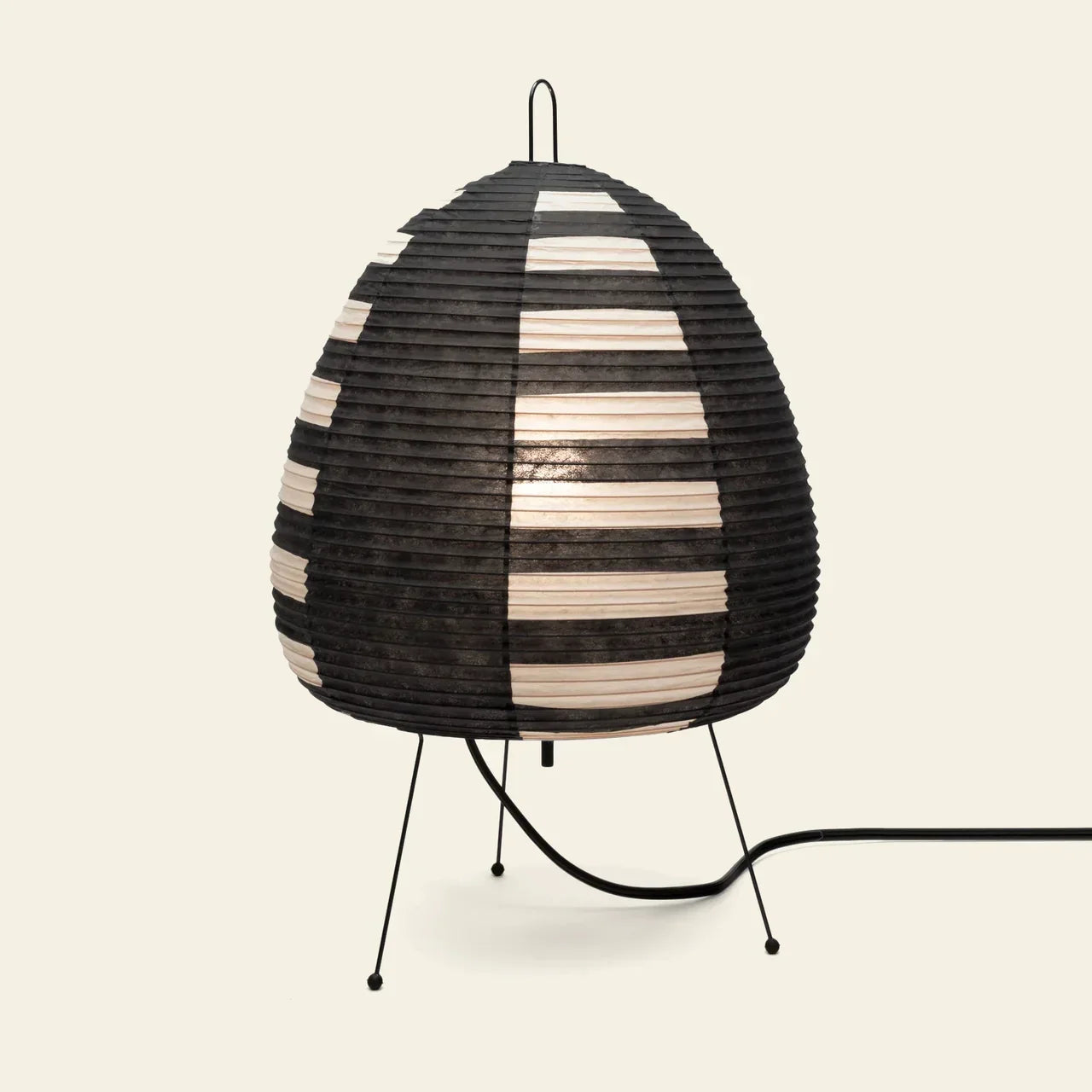 Elegante Reispapierlampe | Japanische Tischlampe für Gemütlichkeit