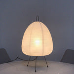 Elegante Reispapierlampe | Japanische Tischlampe für Gemütlichkeit