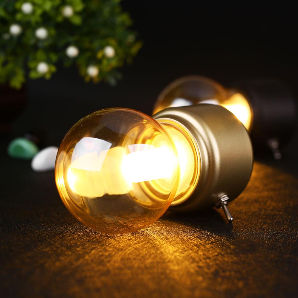 Kompakte LED Tischlampe mit USB-Ladefunktion – Vintage Stil