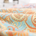 Comfortable, reversible Bohemian-style cotton blanket