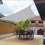 Wasserabweisender Sonnenschutz – UV-Schutz für Balkon, Garten oder Terrasse (Dreieck oder Quadrat)