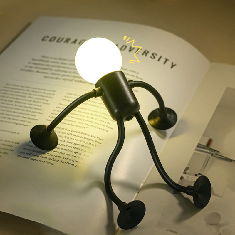 Lustige Roboter Tischlampe | LED Beleuchtung für dein Zuhause