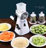 Quick grater for vegetables | Practical rotary mechanism | Non-slip suction cup base