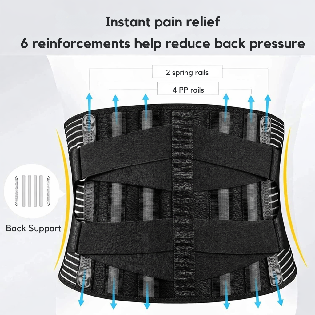 Back Support | Lumbar Belt | 360° Stabilization | FlexiSupport