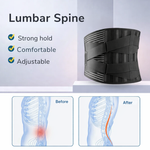 Back Support | Lumbar Belt | 360° Stabilization | FlexiSupport