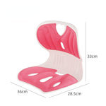 Back support seat cushion for posture correction