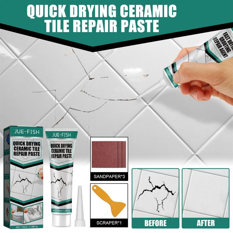 Fliesenretter – Sofortige Reparatur für Keramik & Marmor | 100 ml