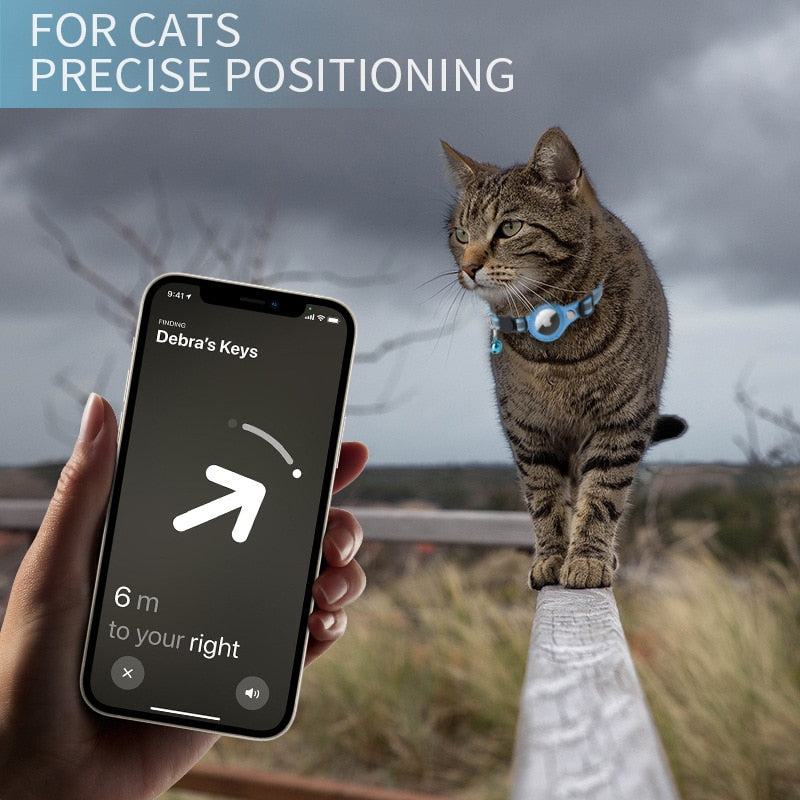 GPS-Katzenhalsband für sicheres Tracking und Schutz