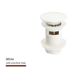 Elegant Brass Push-Down Waste Solution – 11 Colors Available