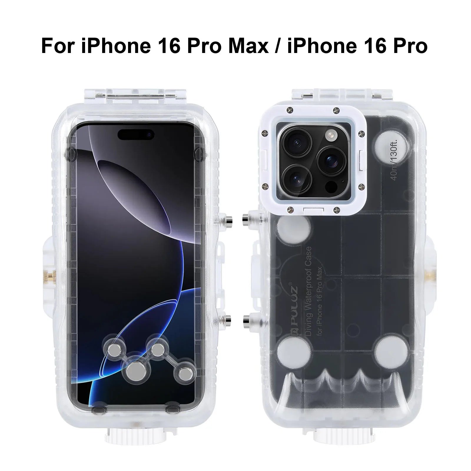 Waterproof Diving Case for iPhone with 40m Protection and Touch Control – AquaGuard