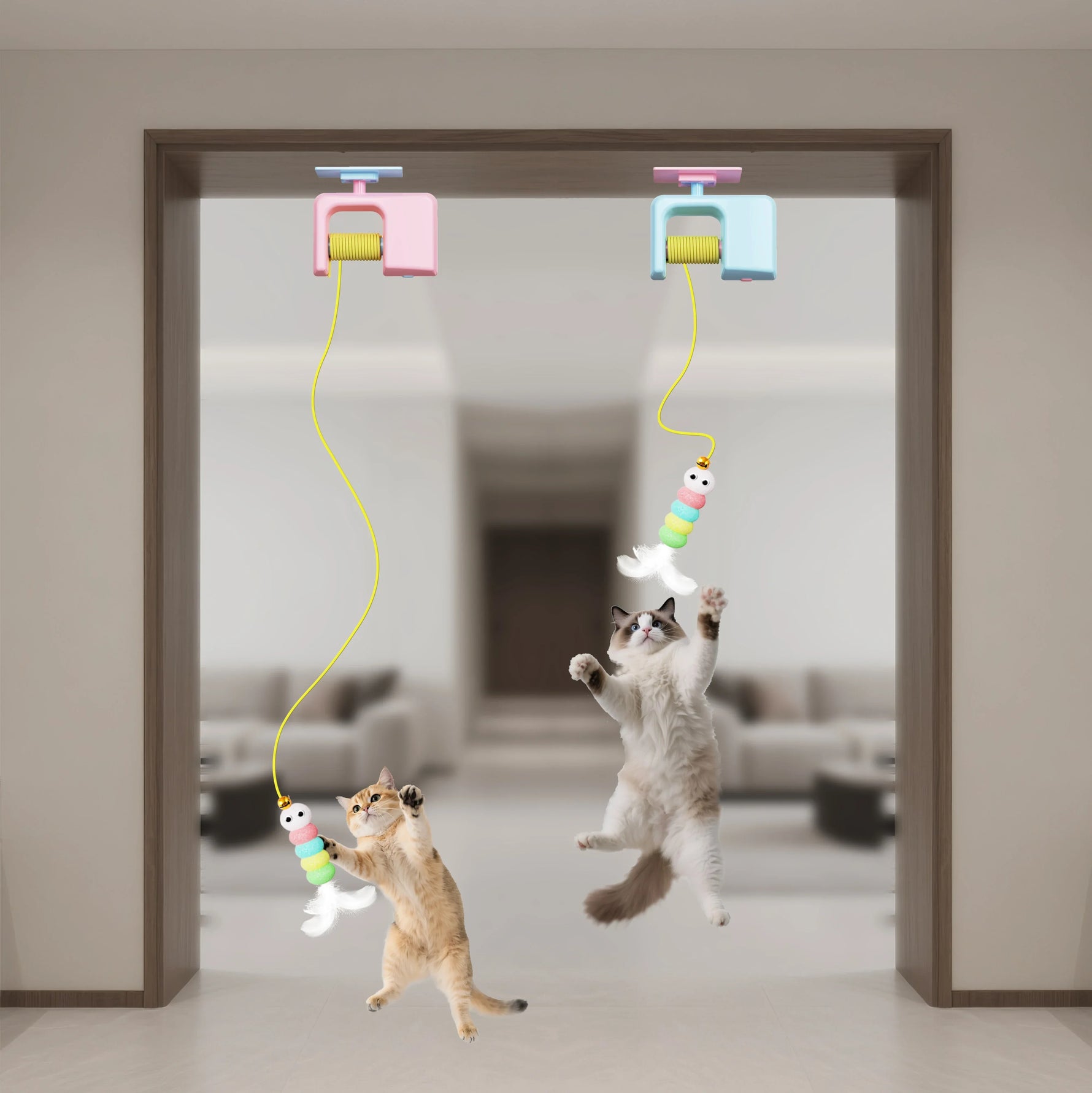 Electric Hanging Cat Toy