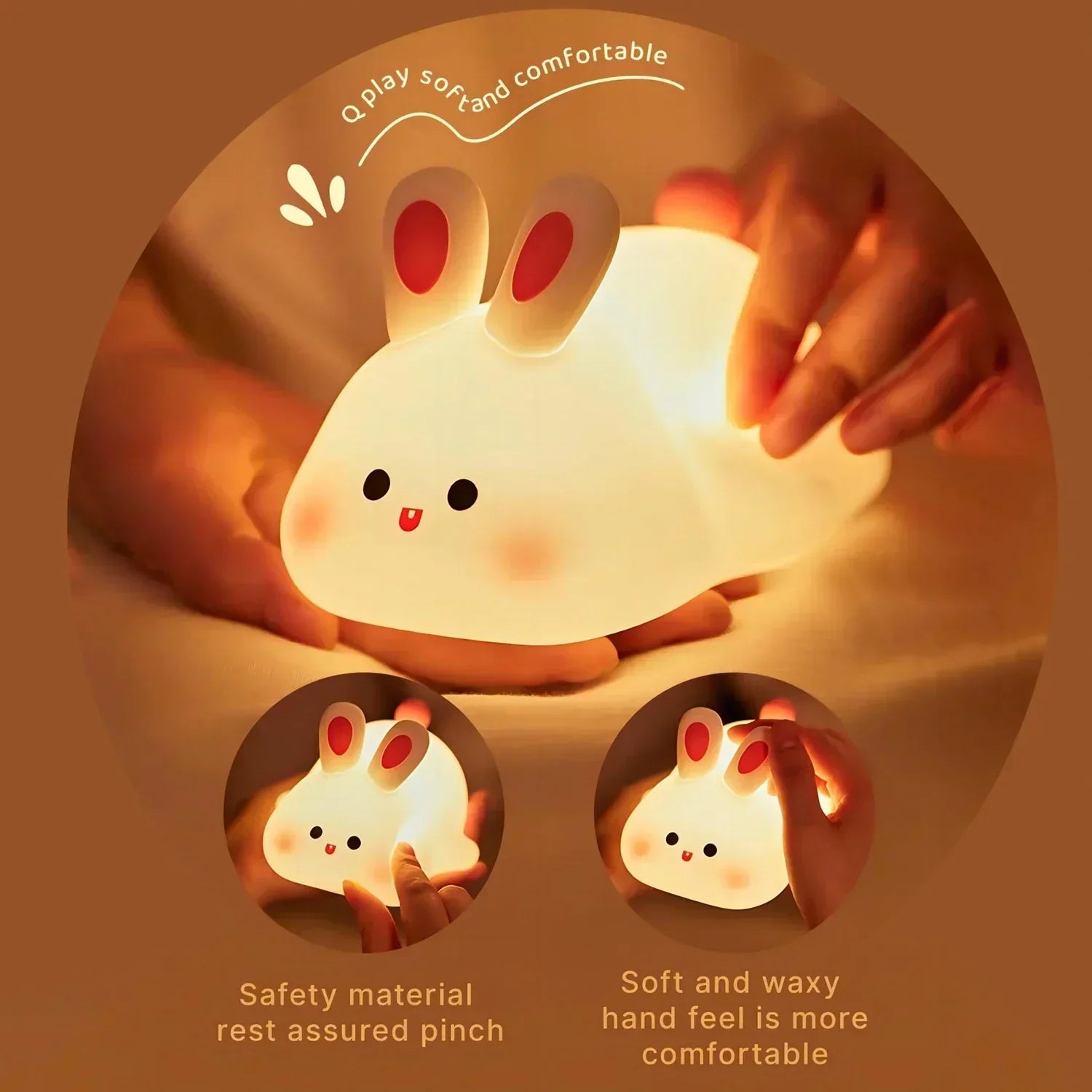 Warmes Nachtlicht für Kinder - LumaBunny