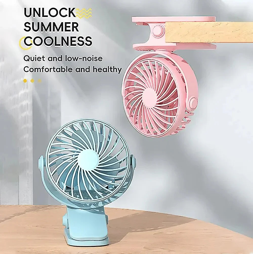 LuftGenuss USB Ventilator | Flexibel, tragbar mit 3 Stufen und Nachtlicht