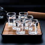 Elegantes Whiskyglas Set mit Servierschüssel – Glanz & Stil