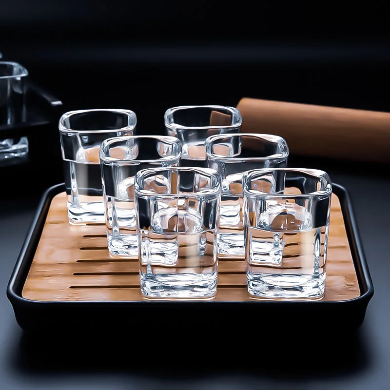 Elegantes Whiskyglas Set mit Servierschüssel – Glanz & Stil