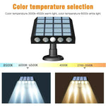 Solar Outdoor Light with Motion Sensor | 4 LEDs | Weatherproof & Wireless