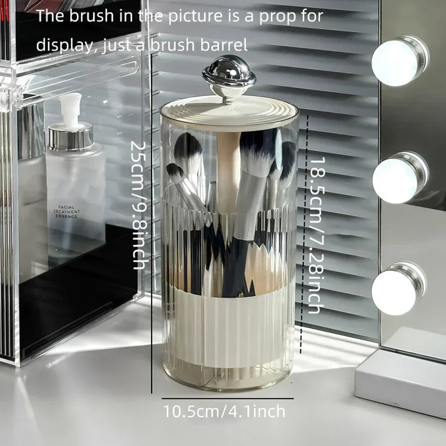 Makeup Brush Organizer with Automatic Lifting Function and Luxurious Design