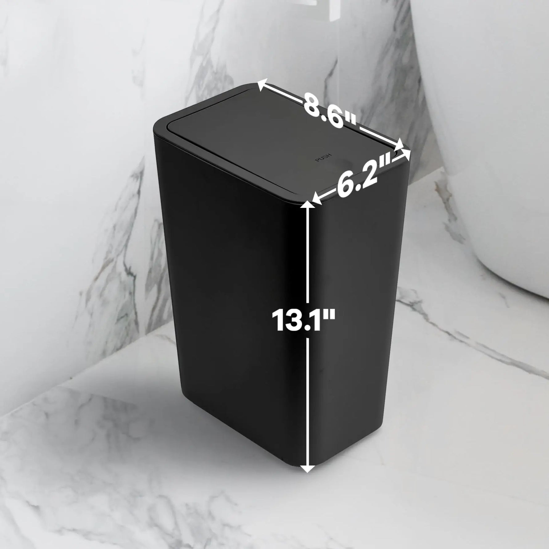 SmartClean 10L Badezimmer-Mülleimer – Hygienisch & Praktisch