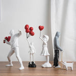 Modern Sculpture Series: Flower Thrower Statue
