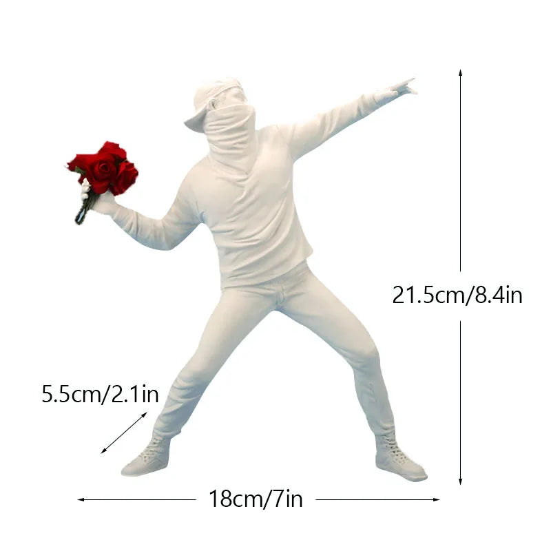 Modern Sculpture Series: Flower Thrower Statue