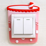 3D Luminous Cartoon Animal Light Switch Cover