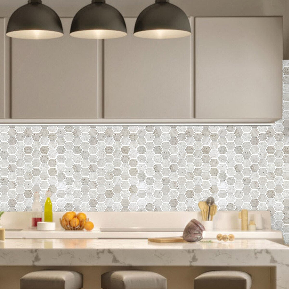 3D Self-Adhesive Hexagonal Wall Decor Panels | HexaStyle