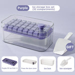 Silicone Ice Cube Tray with 32 Compartments