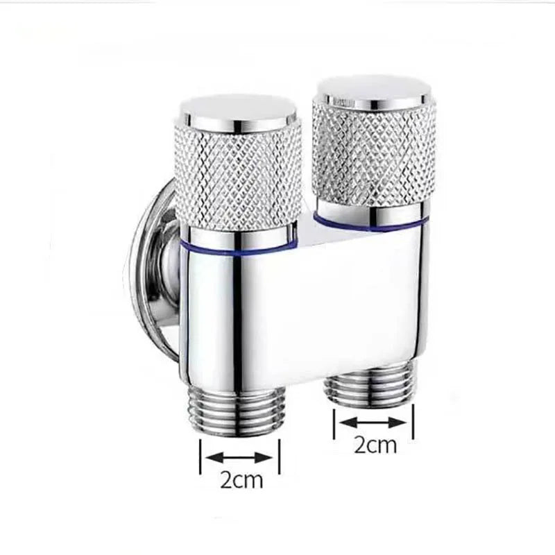 Dual-Outlet Wall-Mounted Tap – 2-in-1 for Toilet and Washing Machine