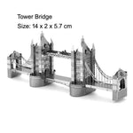 Creative 3D Metal Puzzle Set: Build and Discover Wonders of the World