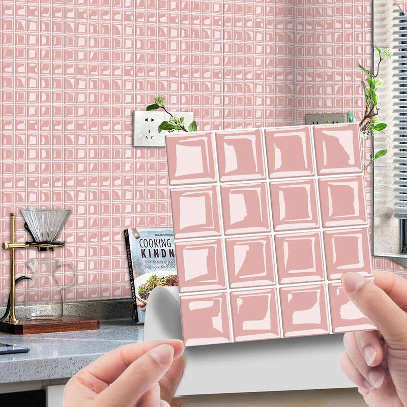 3D Wandfliesenaufkleber im Mosaikdesign
