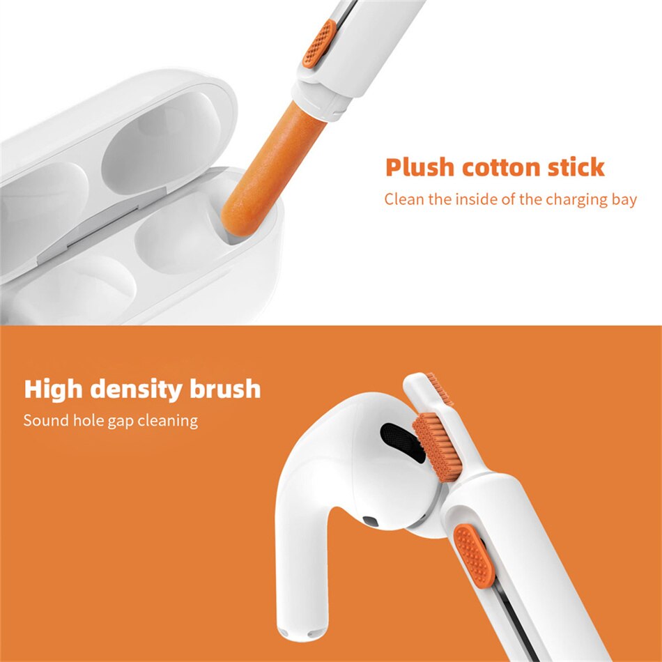 8-in-1 Compact Multi-Device Cleaning Kit with Deep Crevice Cleaner