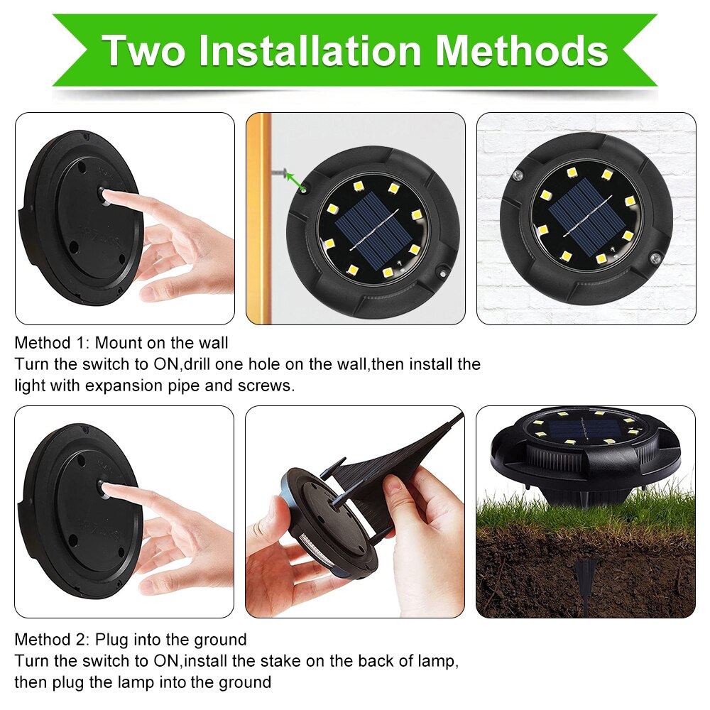 Solar-Powered Garden Lights with Color Change | LuminaGard