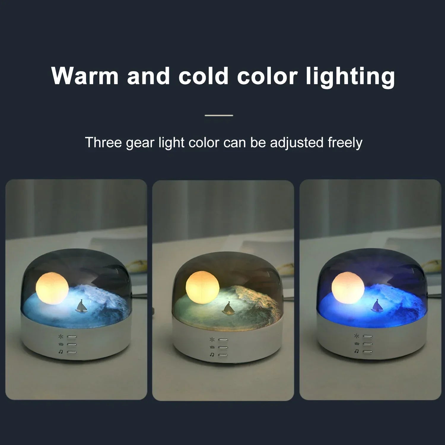 3D Mondlicht Lautsprecher mit beruhigender Atmosphäre