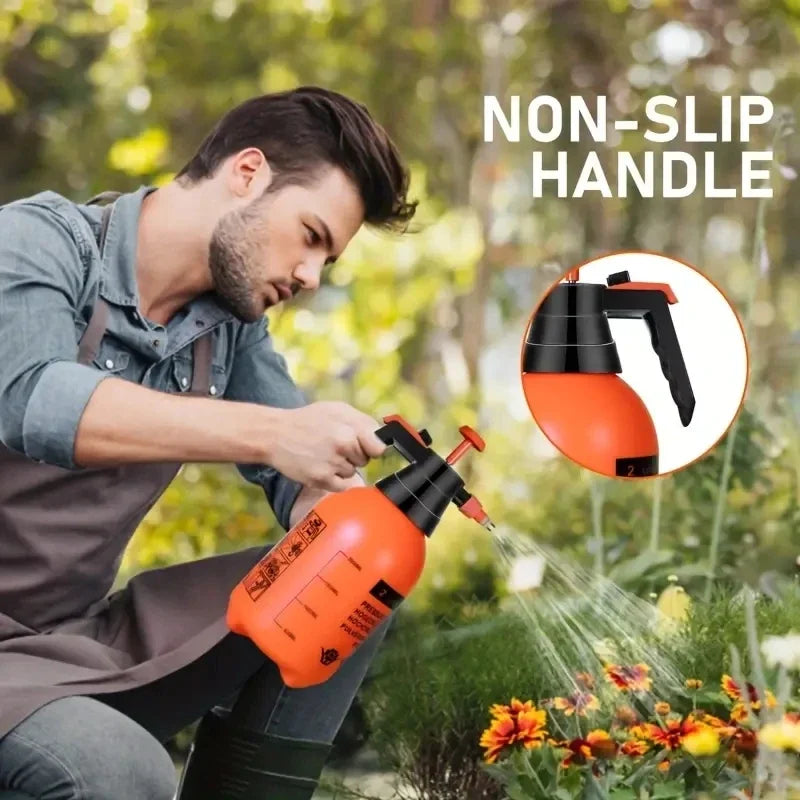 Pflanzenpfleger Sprühflasche | 2 L Volumen | Flexible Düse für Garten & Innenräume