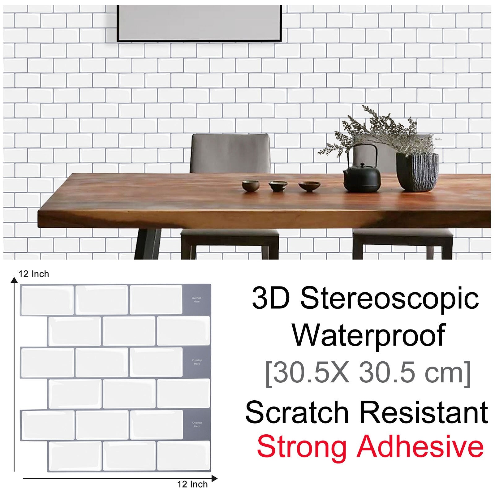 3D Self-Adhesive Hexagonal Wall Decor Panels | HexaStyle
