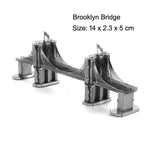 Creative 3D Metal Puzzle Set: Build and Discover Wonders of the World