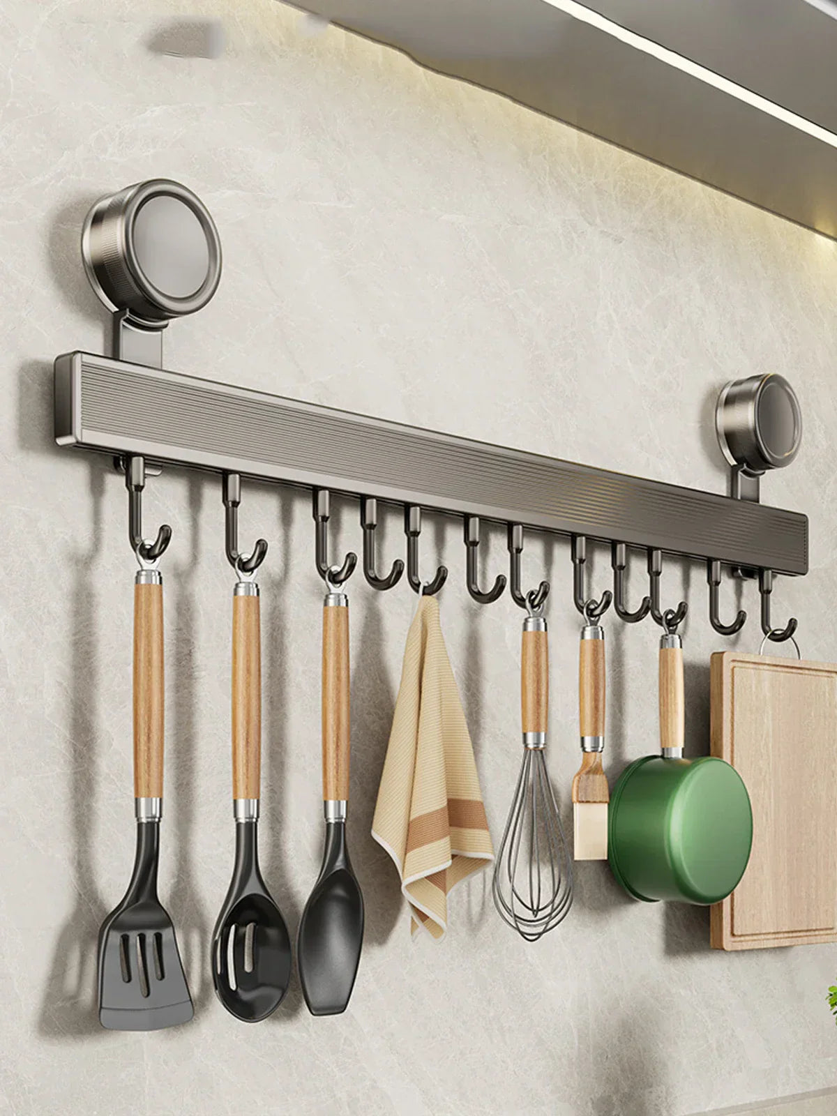 Wall Hook Rack for the Kitchen – ChefSpace Voltyx