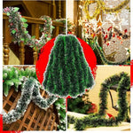 Christmas Decoration Garland - Artificial Fir Garland for Indoor and Outdoor