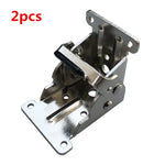 2 Pack Flexible, Self-Locking Door Hinges | FlexiLock
