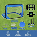Fußballtor für Kinder – Faltbar & Tragbar | 4-in-1 Trainingssystem