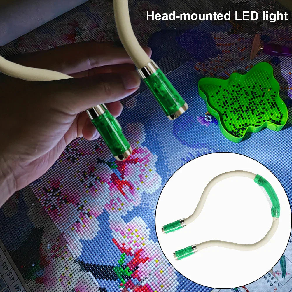 Wearable Neck Light with LED for Knitting, Crocheting and Reading – Hands-Free Light