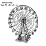 Creative 3D Metal Puzzle Set: Build and Discover Wonders of the World