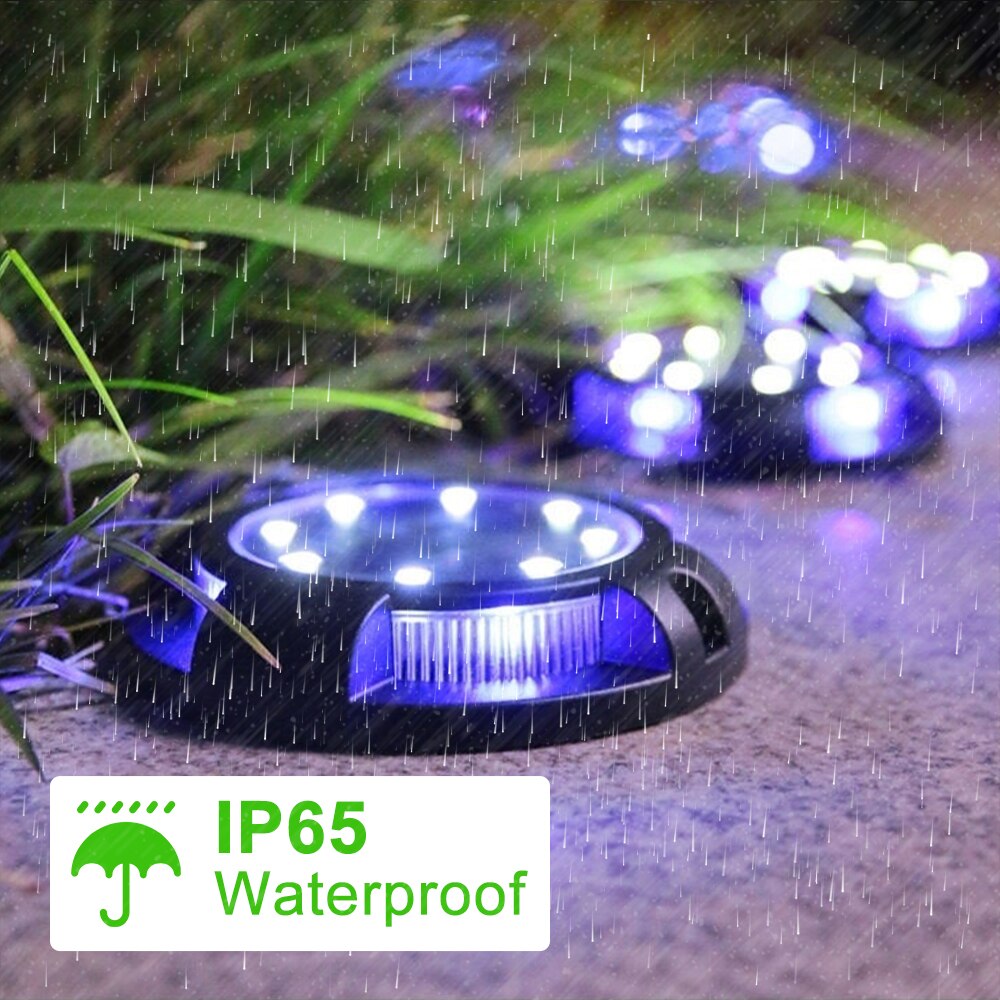 Solar-Powered Garden Lights with Color Change | LuminaGard