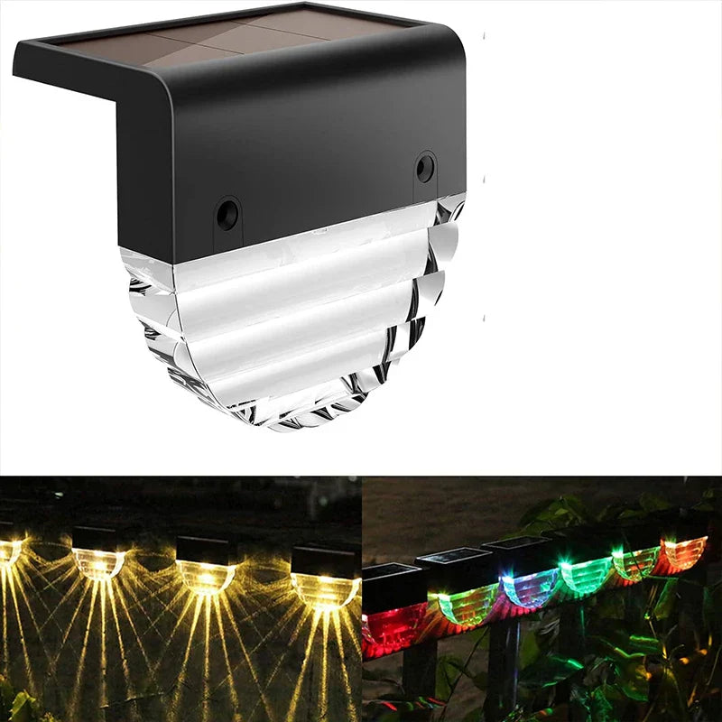 SOLARFLAIR Stair Safety Lights | Two Light Modes | IP55 Weatherproof | 6-Pack | Ideal for Fences & Decks