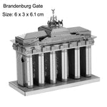 Creative 3D Metal Puzzle Set: Build and Discover Wonders of the World