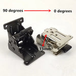 2 Pack Flexible, Self-Locking Door Hinges | FlexiLock