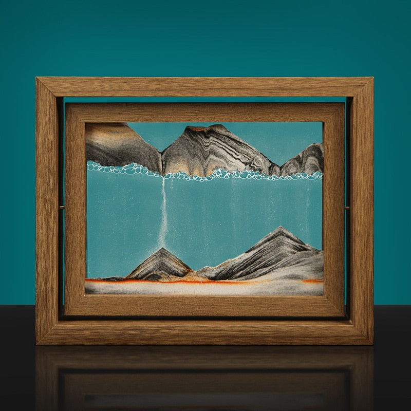 3D Sandkunst Wüstengeist für die Wohnraumgestaltung