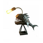 Handmade Table Lamp for Anglers – Adjustable Lamp with Fish Motif